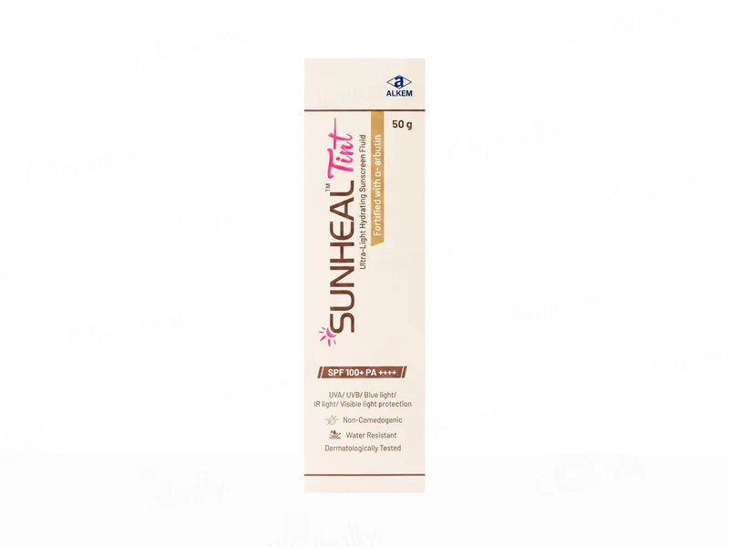 Sunheal Tint Sunscreen SPF 100+ PA++++ product bottle front view