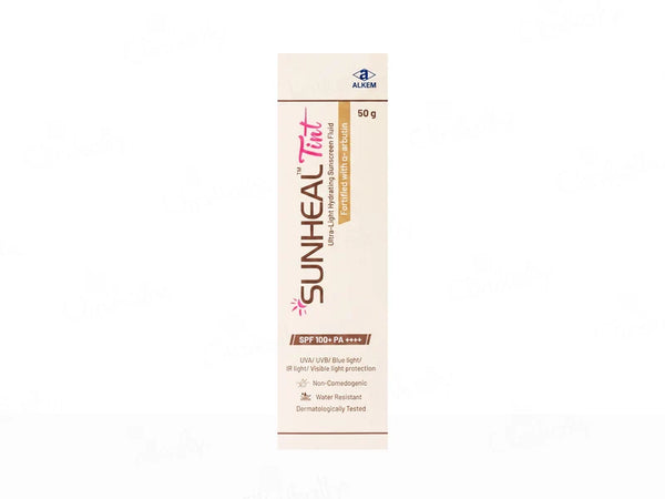 Sunheal Tint Sunscreen SPF 100+ PA++++ product bottle front view