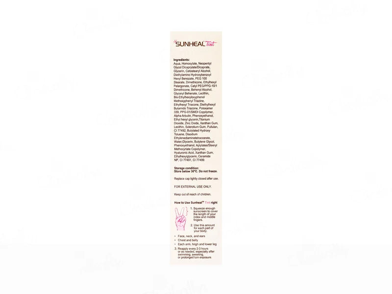 Sunheal Tint Sunscreen SPF 100+ PA++++ product bottle front view