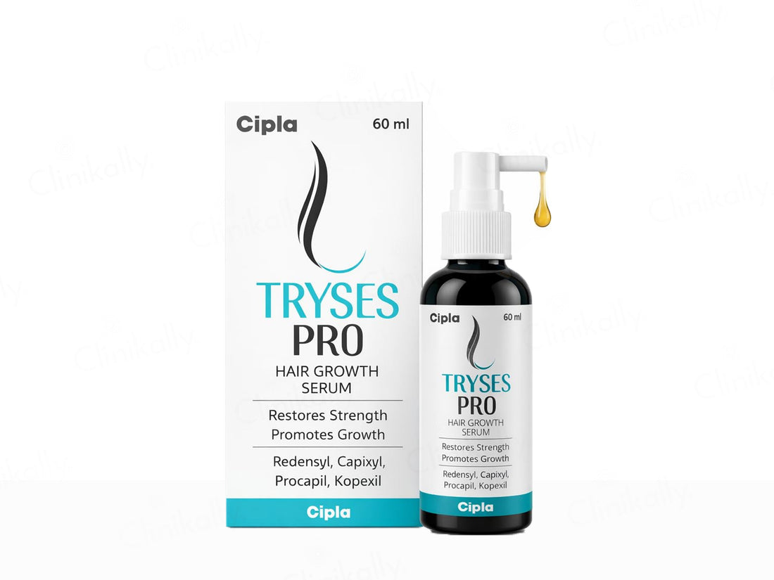 Hair growth serum for scalp by Tryses Pro - scalp care bottle