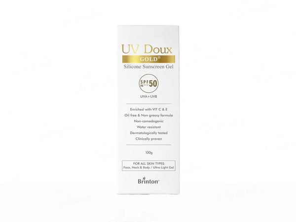 UV Doux Gold Silicone Sunscreen Gel SPF 50 PA+++