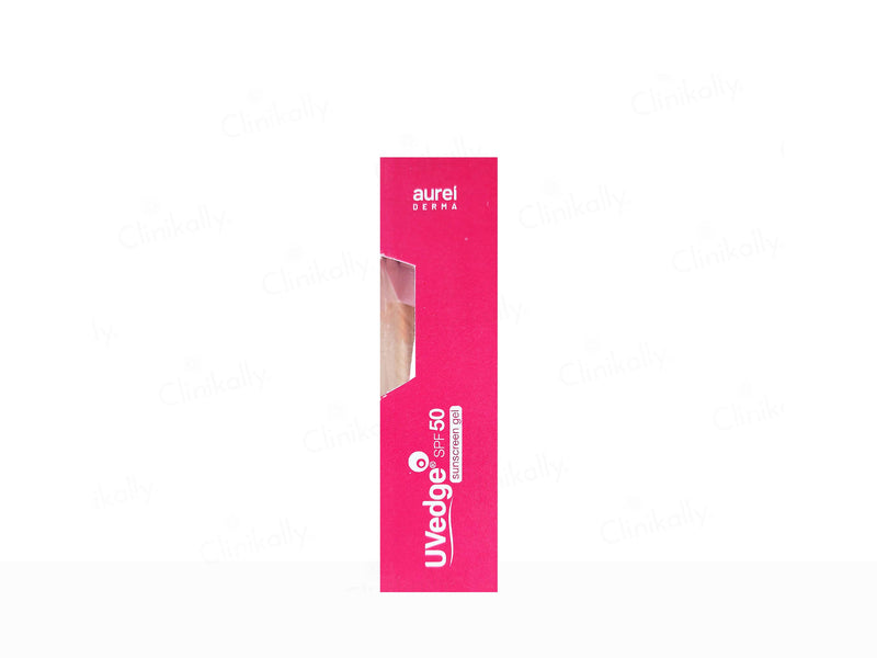 UVedge Sunscreen Gel SPF 50 PA+++ bottle front view