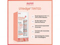 UVedge Tinted Sunscreen SPF 50 PA+++ back label with usage details