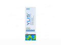 Aurei Natura Ylis' Face Wash box, featuring a white packaging design with blue and green text and a colorful blue and green pattern at the bottom, set against a white background with faint watermarks.