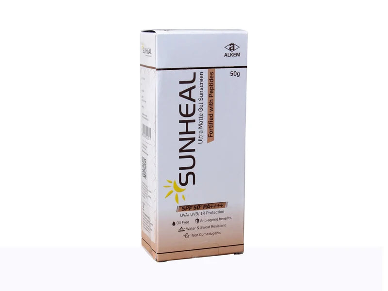 Sunheal Ultra Matte Gel Sunscreen SPF 50+ PA++++ close-up view