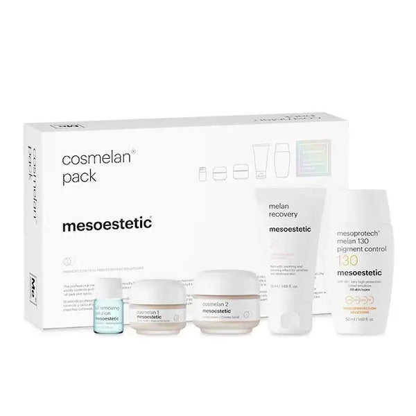 Mesoestetic Cosmelan Pack complete kit contents and product information