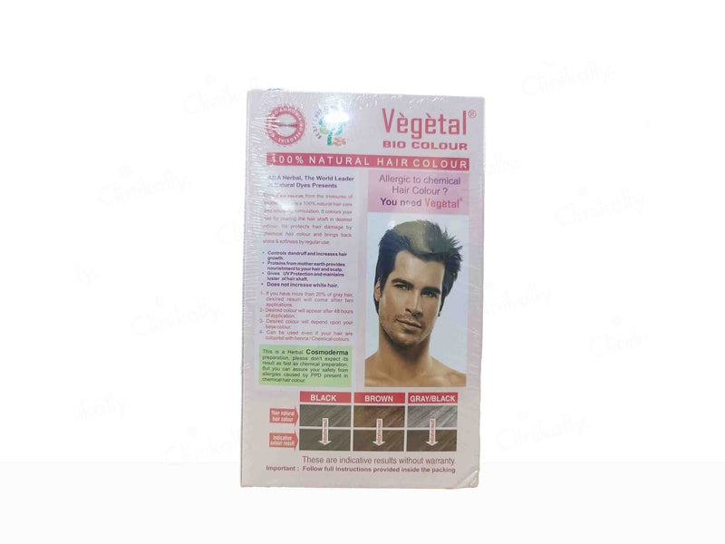 Vegetal Bio Colour Soft Black Hair Colour product packaging