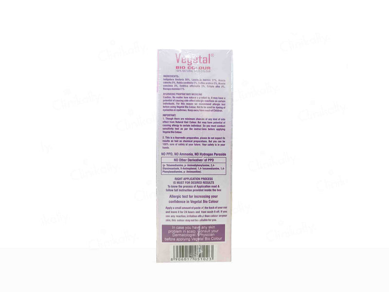 Vegetal Bio Colour Dark Brown Hair Colour hair colour package