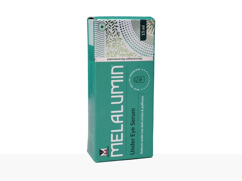 Melalumin Under Eye Serum bottle side view