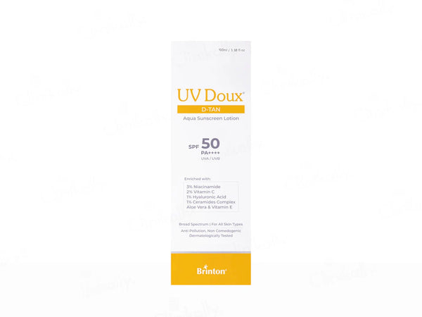 UV Doux D-Tan Aqua Sunscreen Lotion SPF 50 PA++++